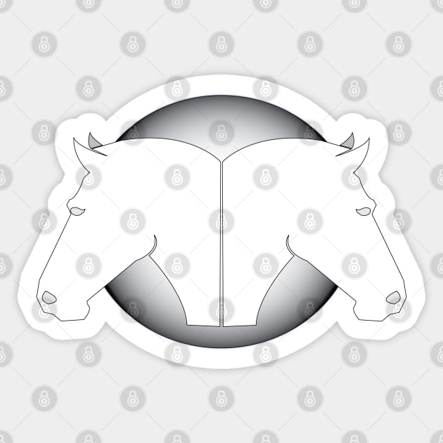 Trojan Horses Sticker by DickinsonDesign